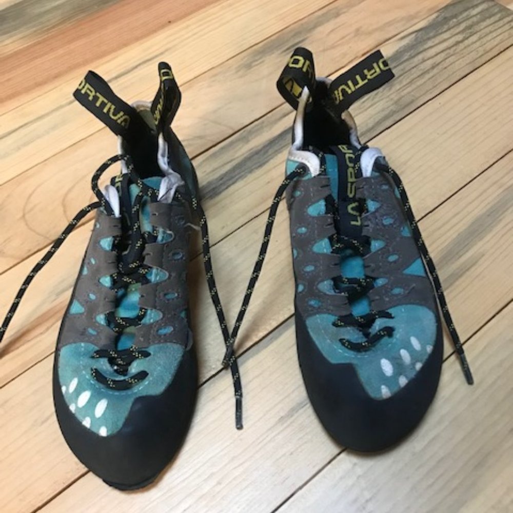 La Sportiva rock climbing shoes